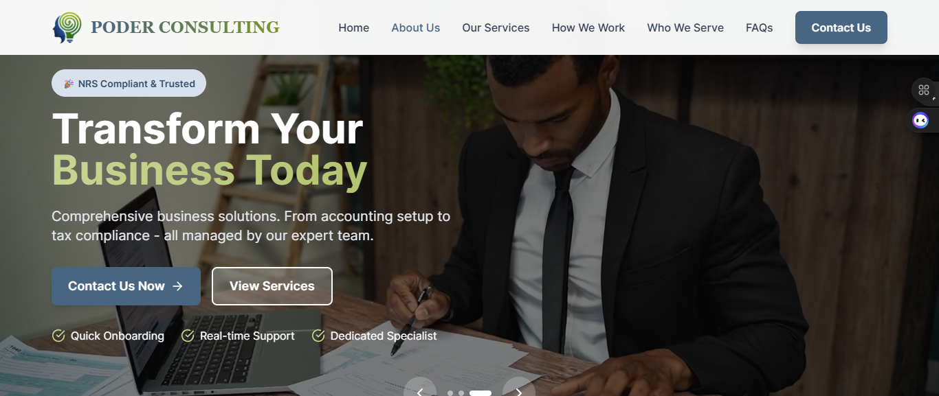 Poder Consulting Website